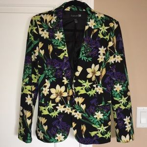 Forever 21 tropical blazer